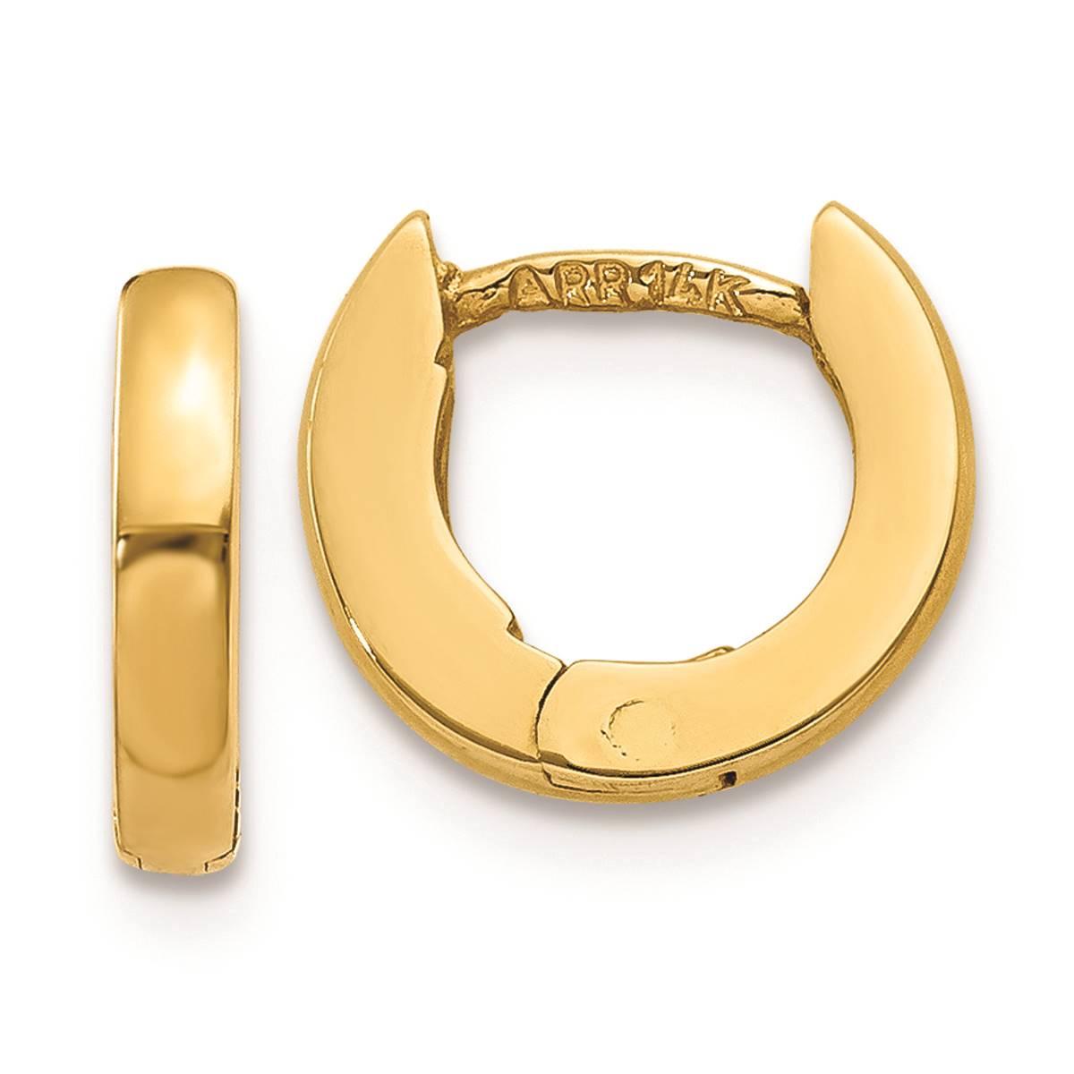 Gold Classics(tm) 14kt. Yellow Gold Polished Hoop Earrings