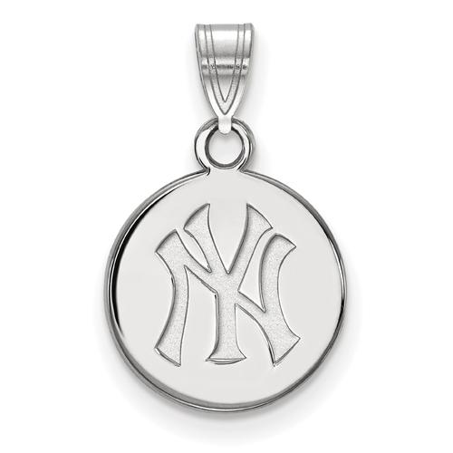 Unisex MLB NY Yankees Small Disc Pendant