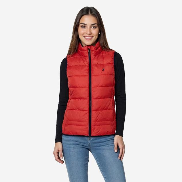 Womens Nautica Jeans Padded Puffer Vest