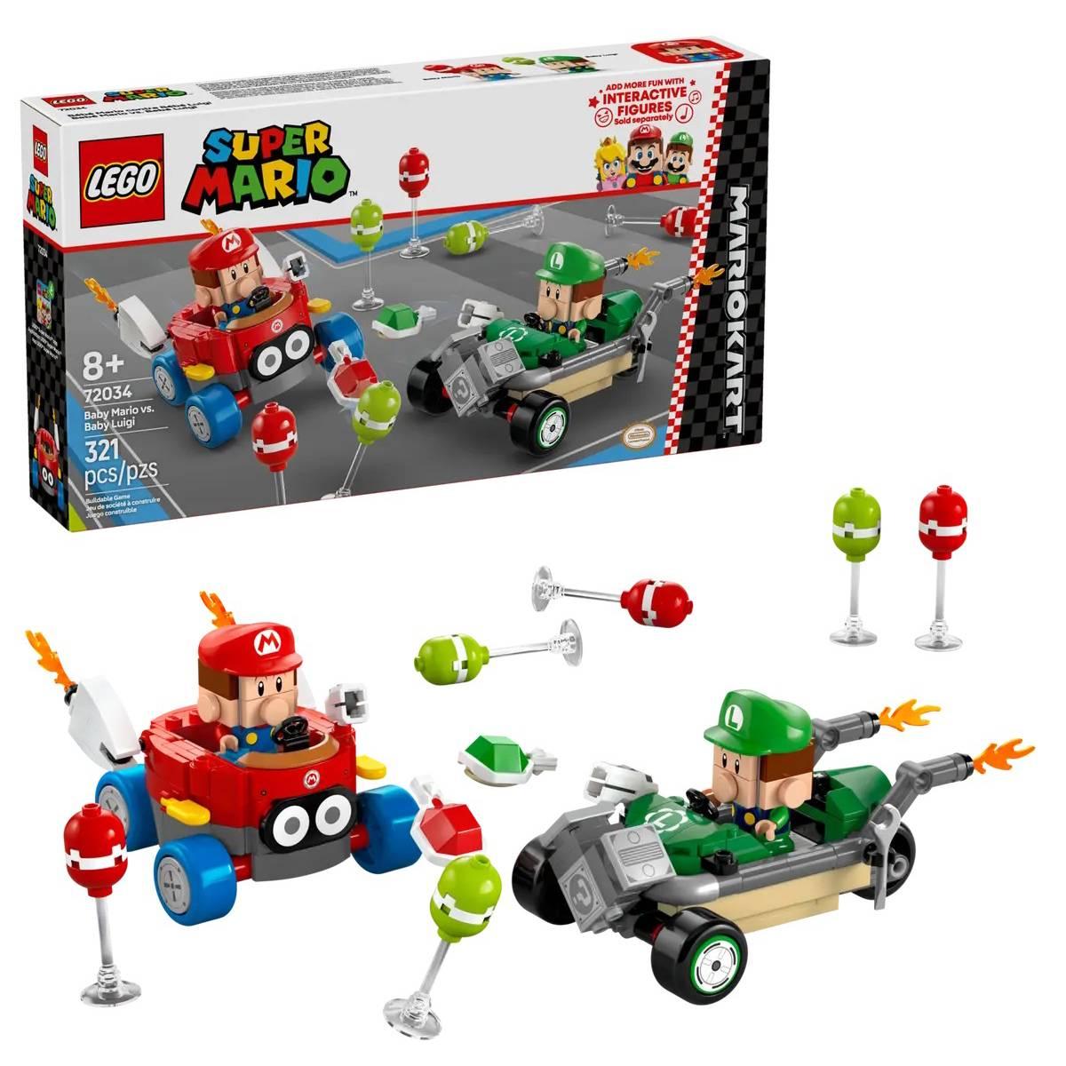 LEGO(R) Super Mario Baby Mario vs. Baby Luigi Building Kit