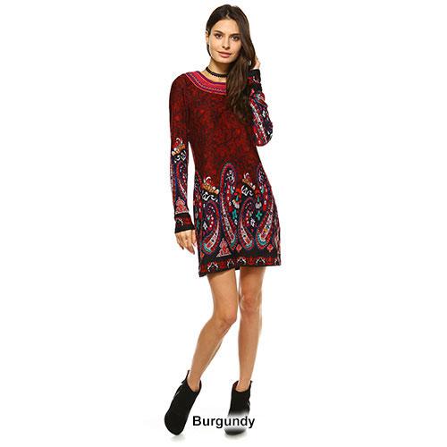 Womens White Mark Sandrine Embroidered Sweater Dress