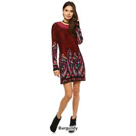 Womens White Mark Sandrine Embroidered Sweater Dress