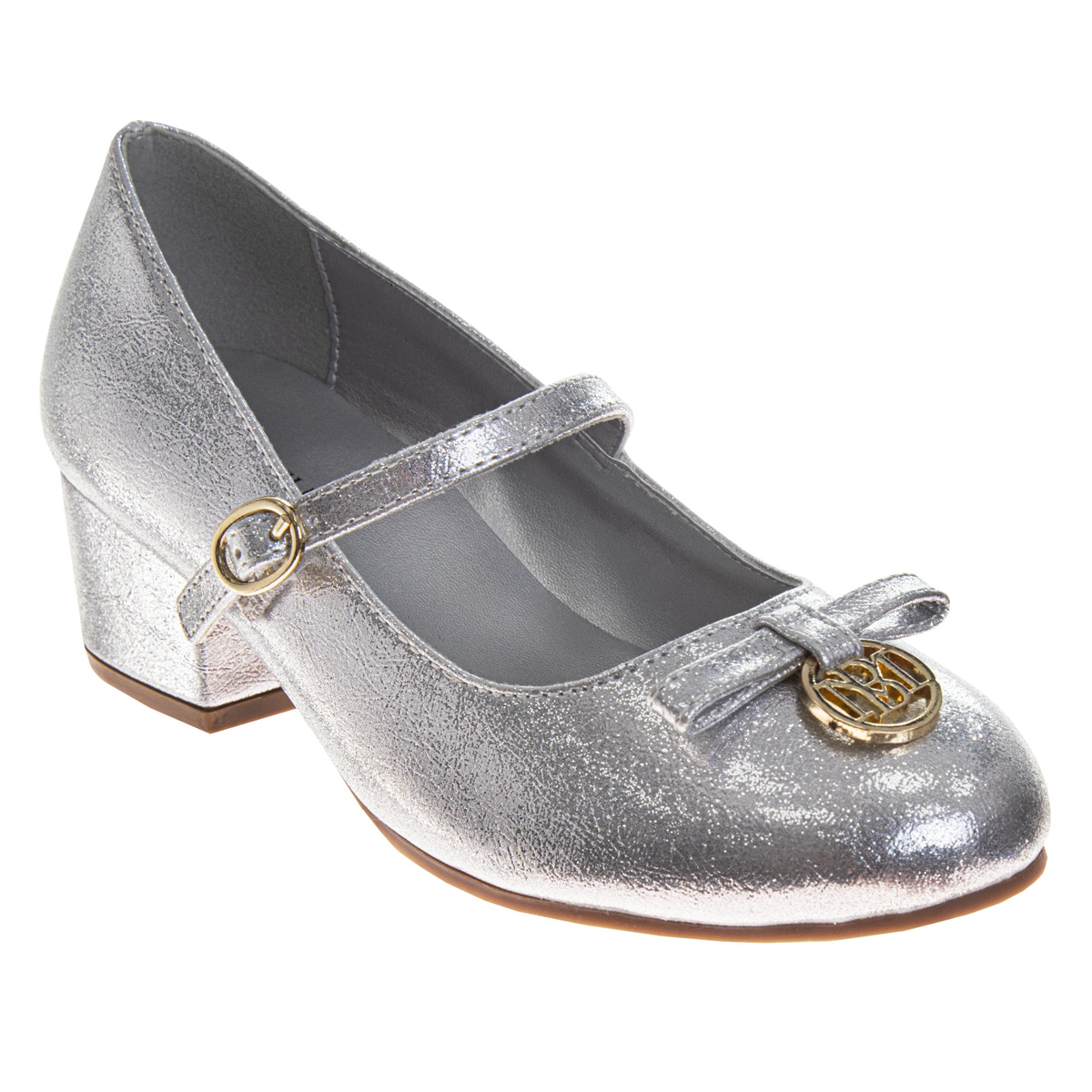 Little Girls Badgley Mischka(R) Mary Jane Glittler Dress Pumps