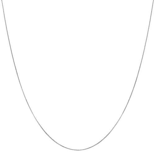 Gold Classics(tm) 10kt. White Gold Box Chain Necklace