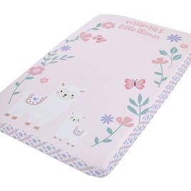Little Love by NoJo Sweet Llamas Mini Crib Photo Sheet