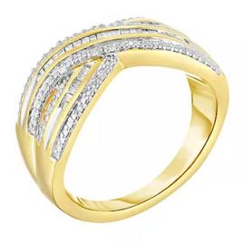 Diamond Classics™ 1/5ctw. Diamond 14kt. Gold Plated Ring