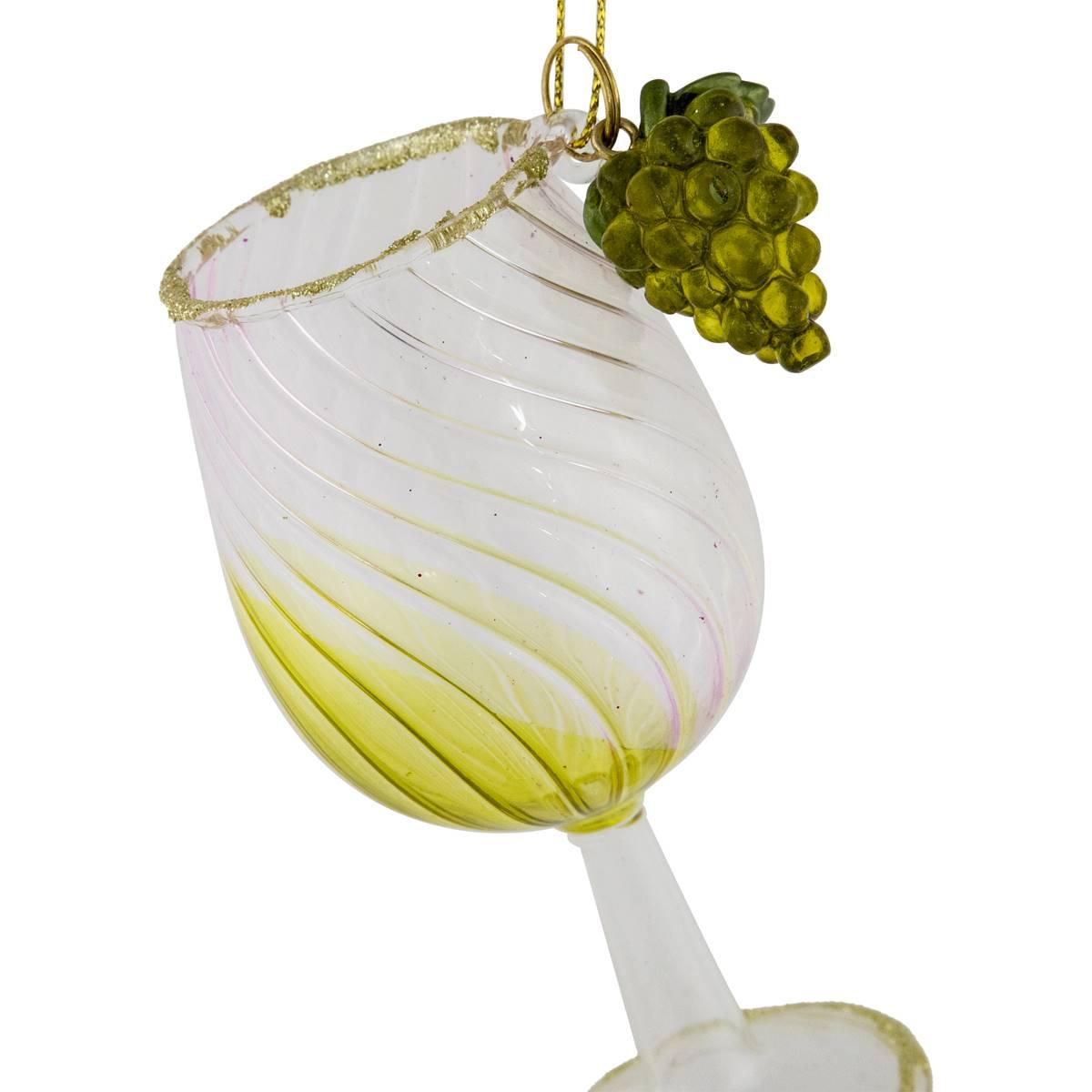 Northlight Seasonal Wine Glass Christmas Ornament