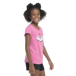 Girls (7-16) adidas® Cap Sleeve Jungle Flower Emblem Tee