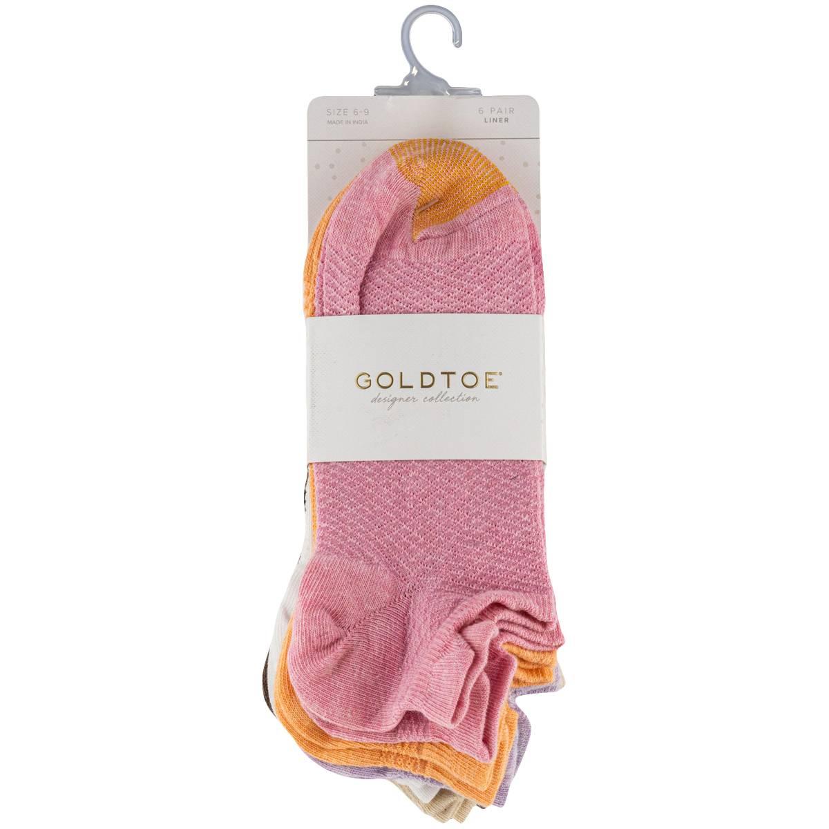 Womens Gold Toe® 6pk. Henley Tab Liner 21.00