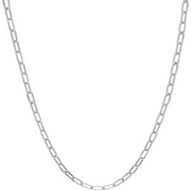 18in. Sterling Silver Mini Paperclip Chain Necklace