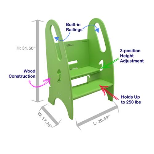 Little Partners™ 3-in-1 Growing Step Stool