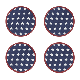 Avanti Liberty Woven Braided Round Placemates - Set of 4