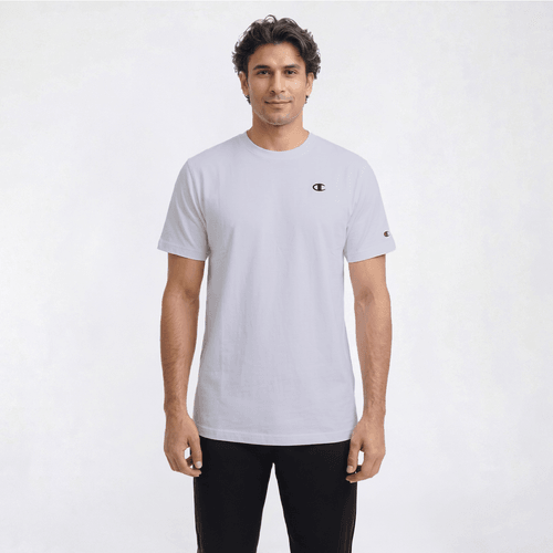 Mens Champion® Small Logo Tee