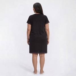 Plus Size René Rofé® Short Sleeve Purr-Fect Together Nightshirt