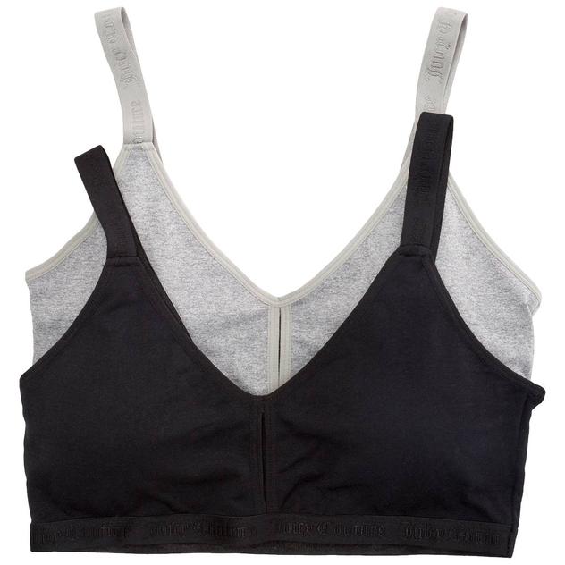 Juniors Juicy Couture 2pk. Bralettes with Logo Band JC6984-2PKA