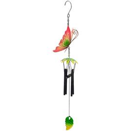 Northlight Seasonal 19in. Metal Butterfly Garden Wind Chimes