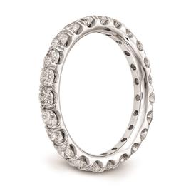 Pure Fire 14kt. White Gold Lab Grown Diamond Eternity Band