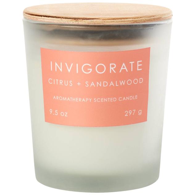 Top Notch Invigorate Citrus & Sandalwood 9.5oz. Aroma Candle