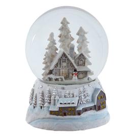 Kurt Adler 120mm Musical Snowy House Water Globe