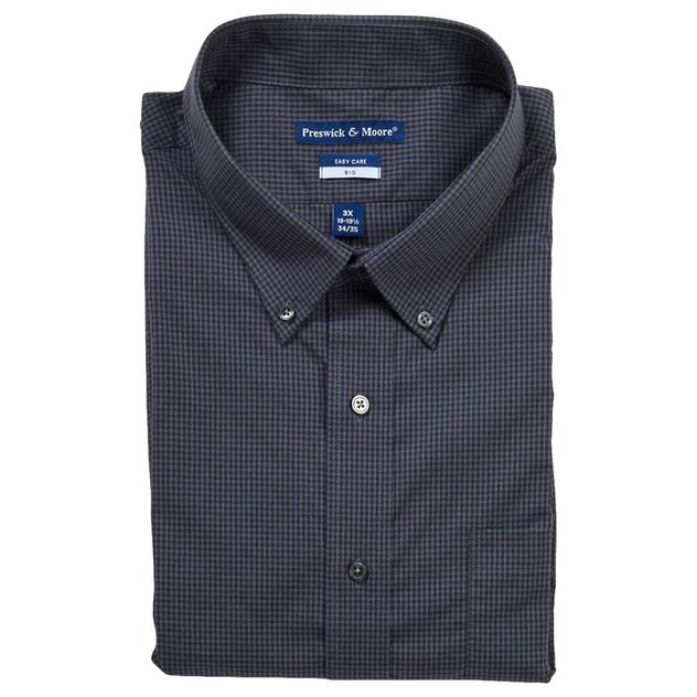 Mens Big & Tall Preswick & Moore® Regular Fit Stretch Dress Shirt