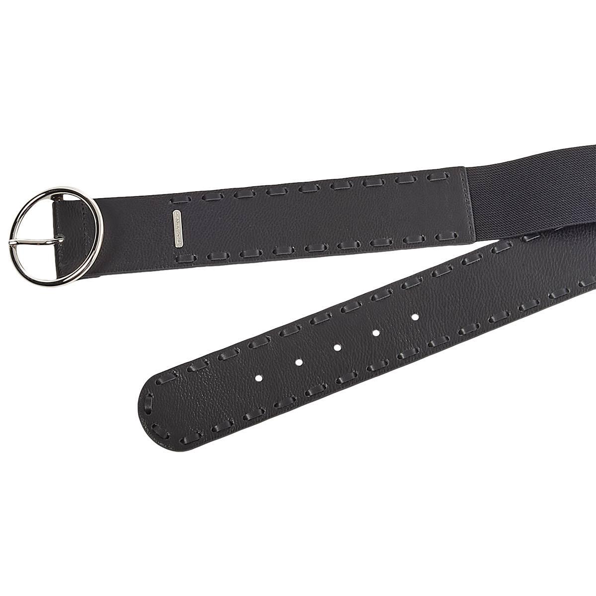 Womens Steve Madden Textured Stretch Belt