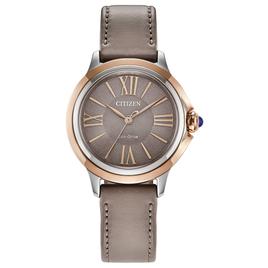 Womens Citizen(R) Ceci Taupe Dial & Strap Watch - EM1166-01Z