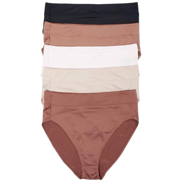 Womens René Rofé® 5pk. High Cut Panties 147515H5-NMRBB