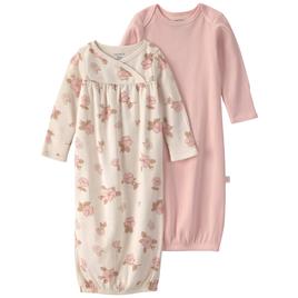 Baby Girl (Preemie-3M) Carter''s I G 2Pk Gown Floral Print