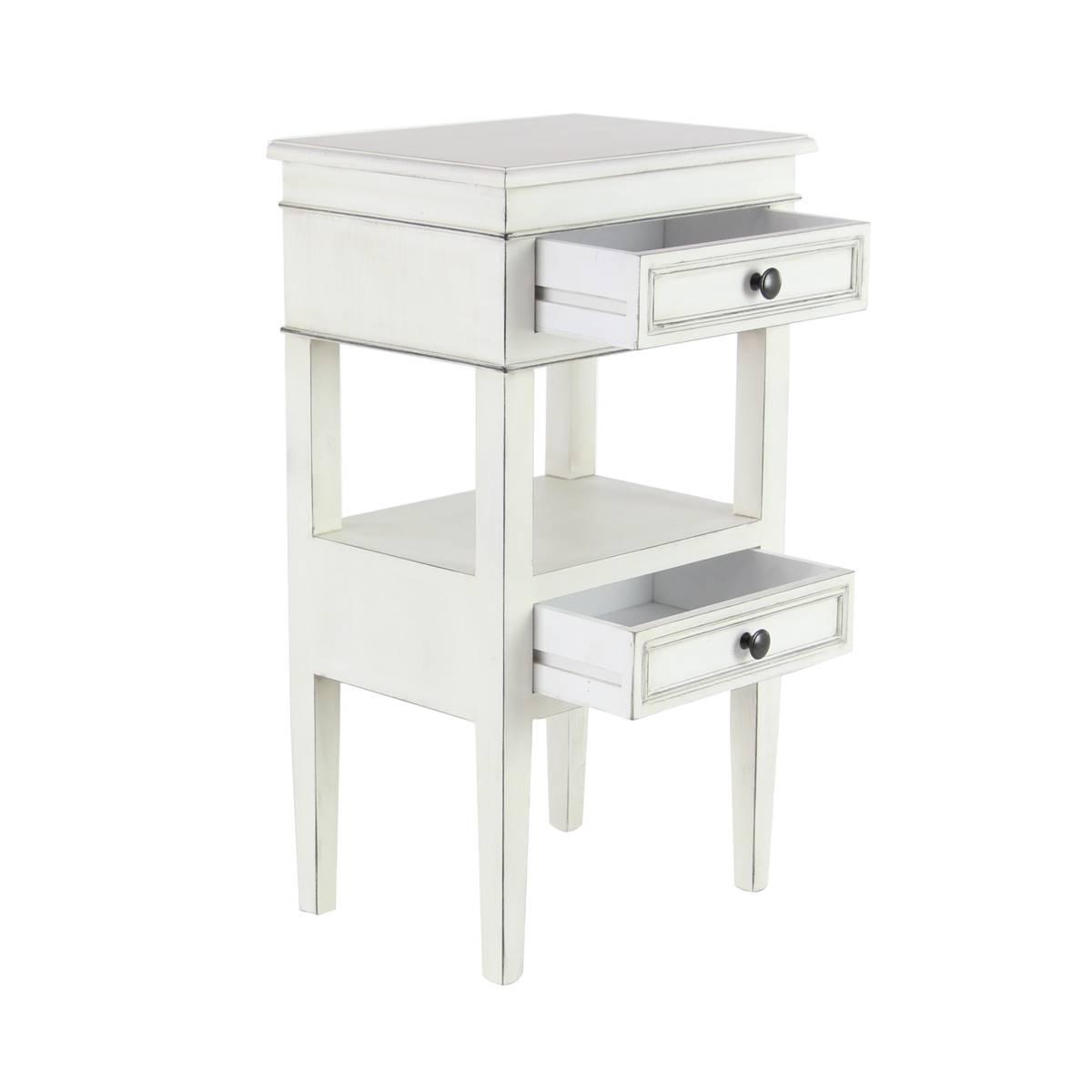 9th & Pike® White Pine Traditional Accent Table