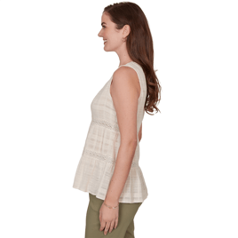 Womens Skye’s the Limit Terra Tropic Sleeveless V Neck Blouse