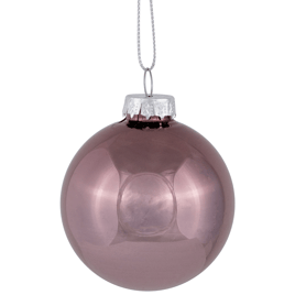 Northlight 24ct. Pink Shiny & Matte Christmas Glass Ornaments