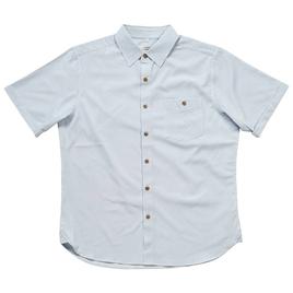 Mens Campia Dots & Diamonds Button Down Shirt - White/Teal