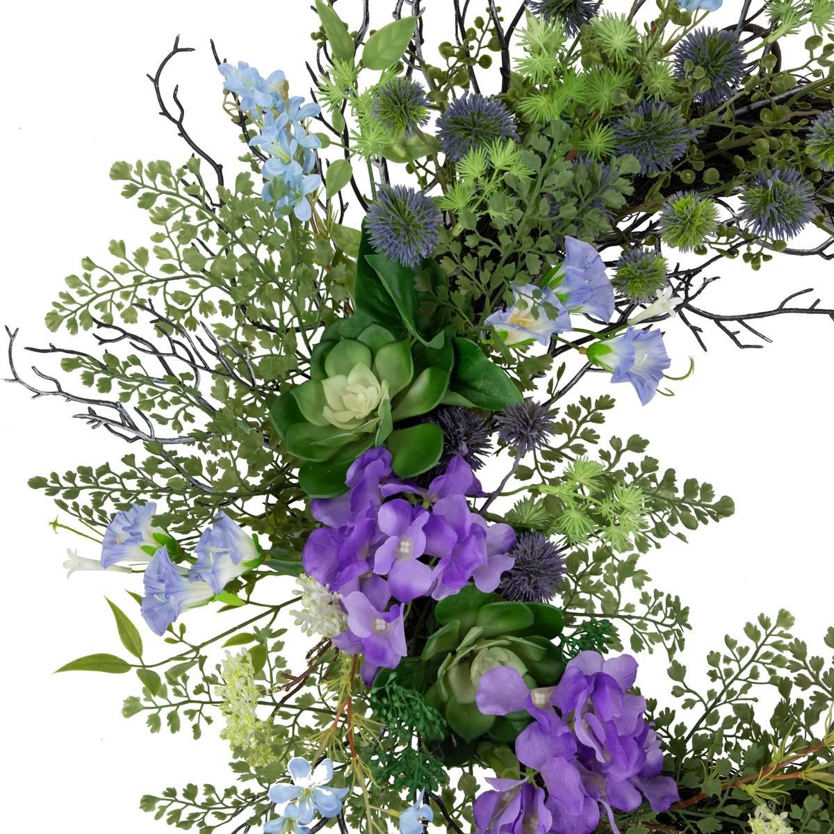 Northlight Seasonal Artificial Mixed Wildflowers Spring Wreath