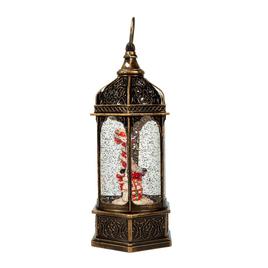 Kurt S. Adler 11in. Light Up Santa Water Lantern