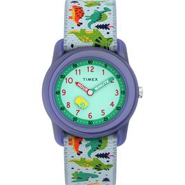 Kids Timex(R) Dinosaur Elastic Fabric Watch - TW7C77300JT