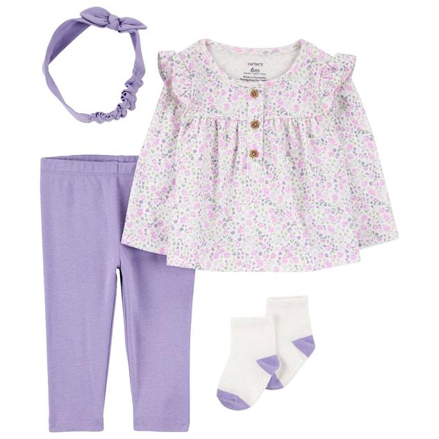 Baby Girl (NB-12M) Carter's® 4pc. Floral Fashion Set