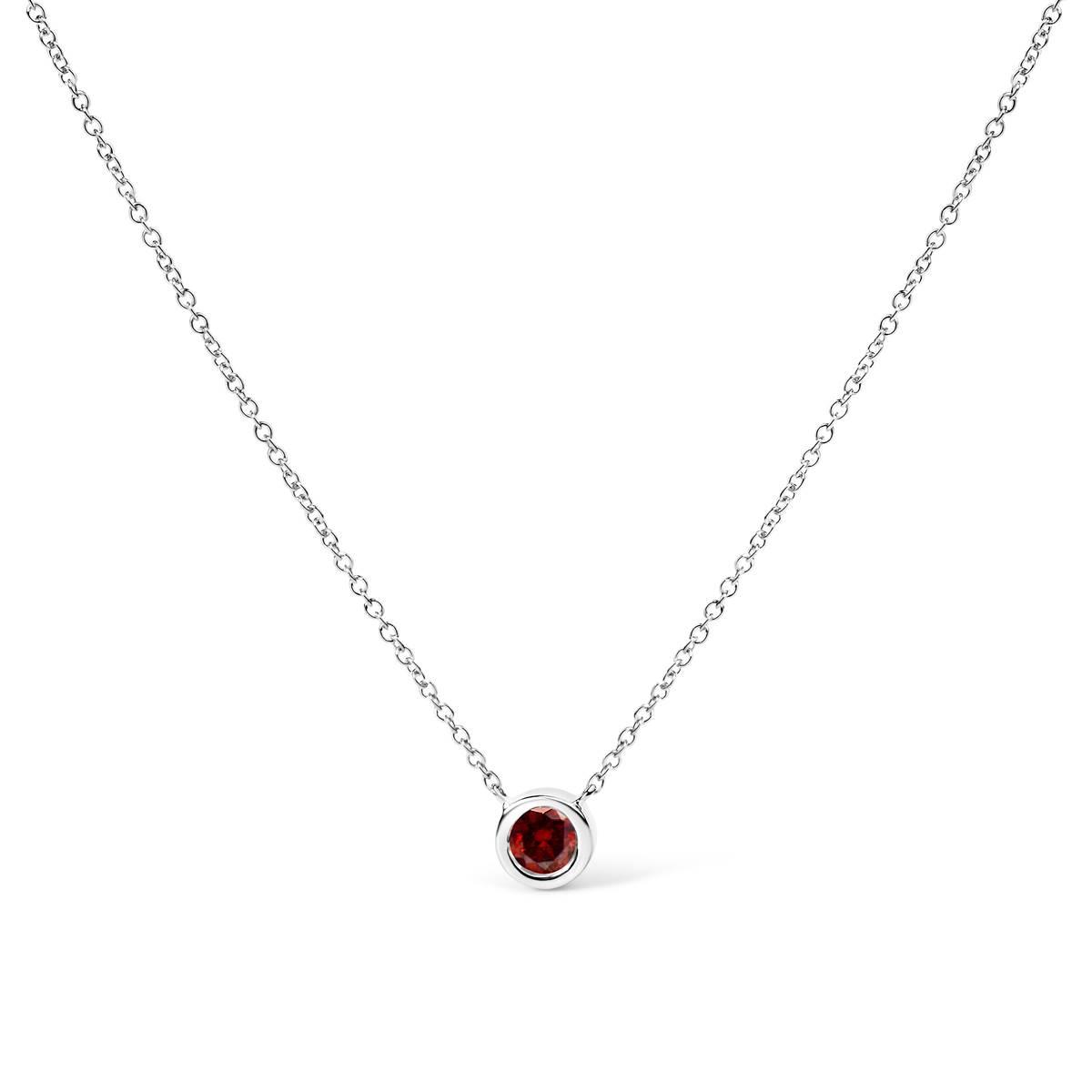 Haus of Brilliance 1/2ctw. Red Lab Grown Diamond Pendant