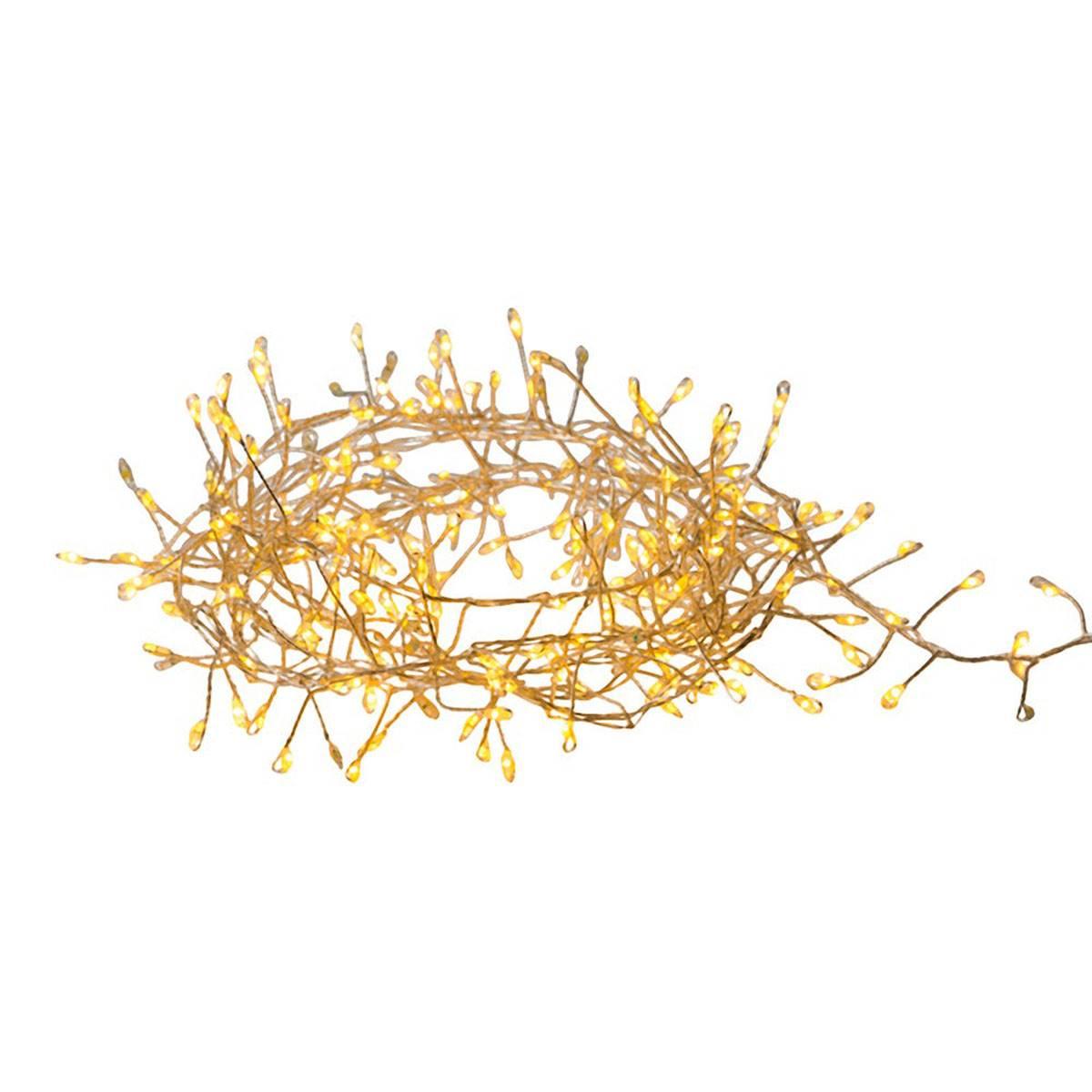 Kurt Adler Fairy Cluster Garland w/ Cool White LED Twinkle Lights