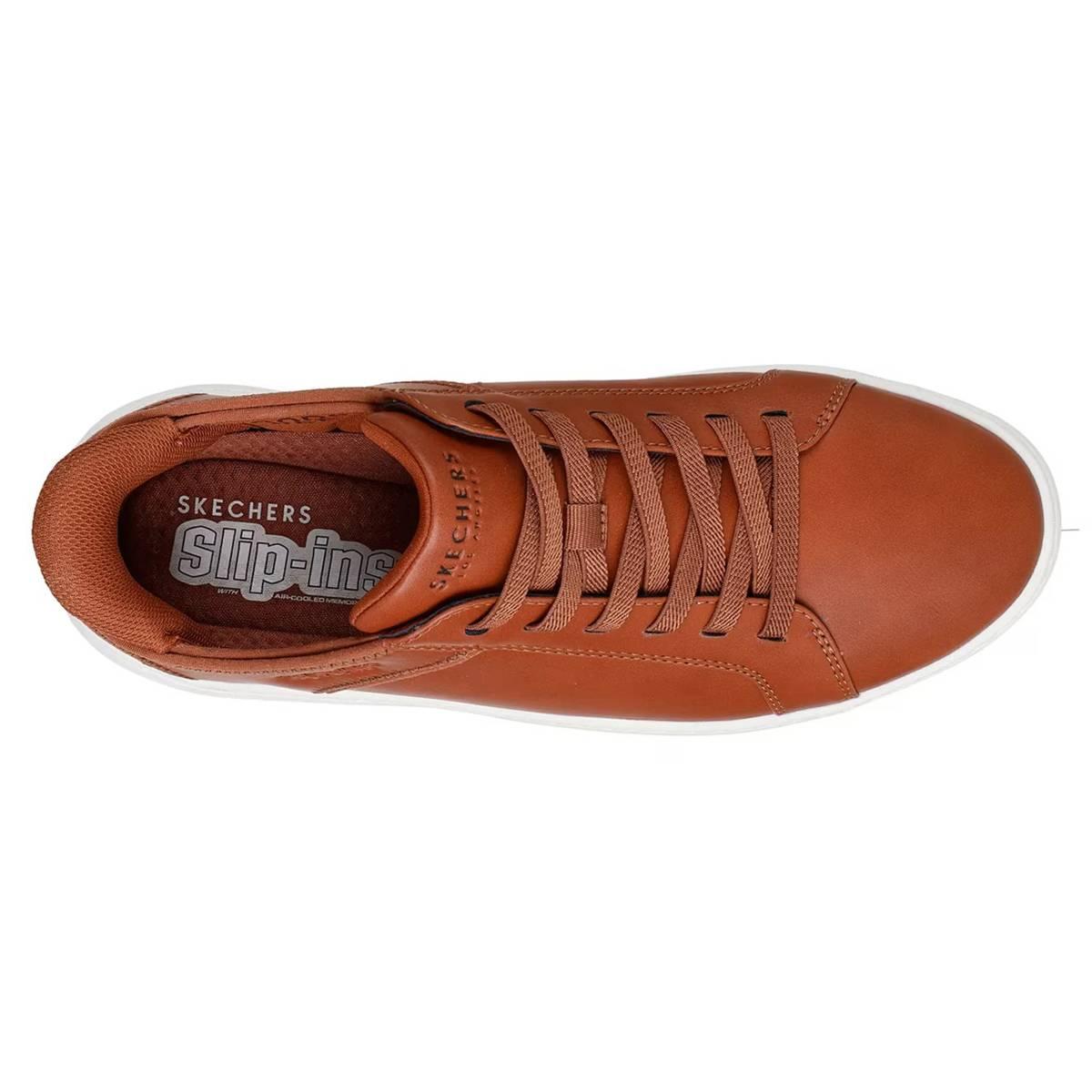 Mens Skechers Court Break Double Vented Slip-Ins Sneakers