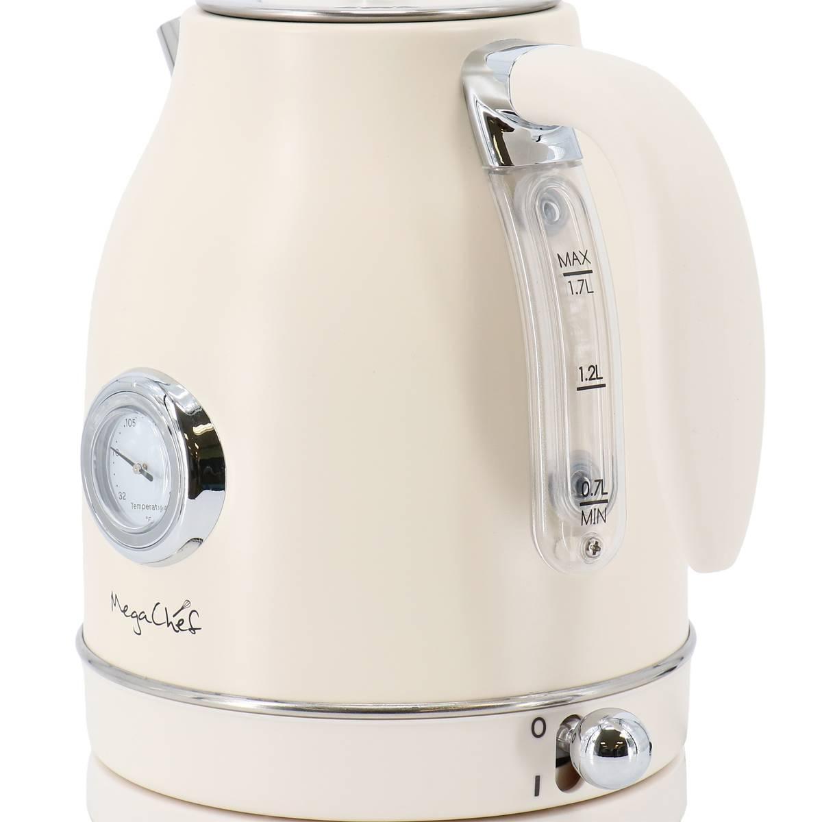 MegaChef Electric Tea Kettle & Toaster Combo