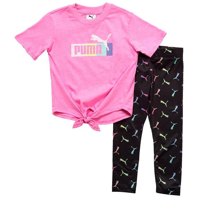 Toddler Girl Puma® Short Sleeve Tee and Leggings Set