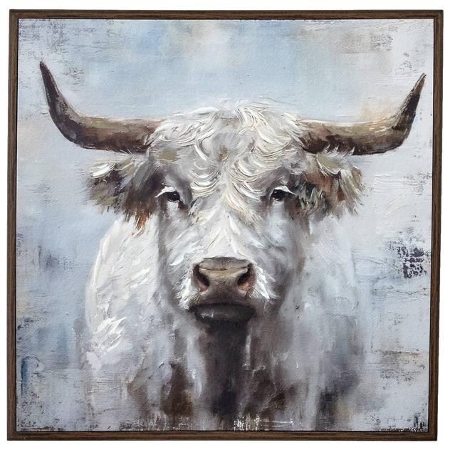 Blonde Highland Wall Art - 25x25