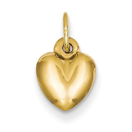 Gold Classics(tm) 14kt. Yellow Gold Puffed Heart Charm