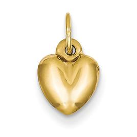 Gold Classics(tm) 14kt. Yellow Gold Puffed Heart Charm