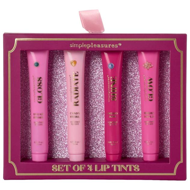 Simple Pleasures® Bejeweled Lip Tint 4pc. Set