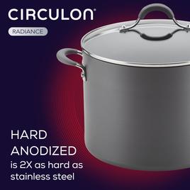 Circulon® Radiance 10qt. Hard-Anodized Non-Stick Wide Stockpot