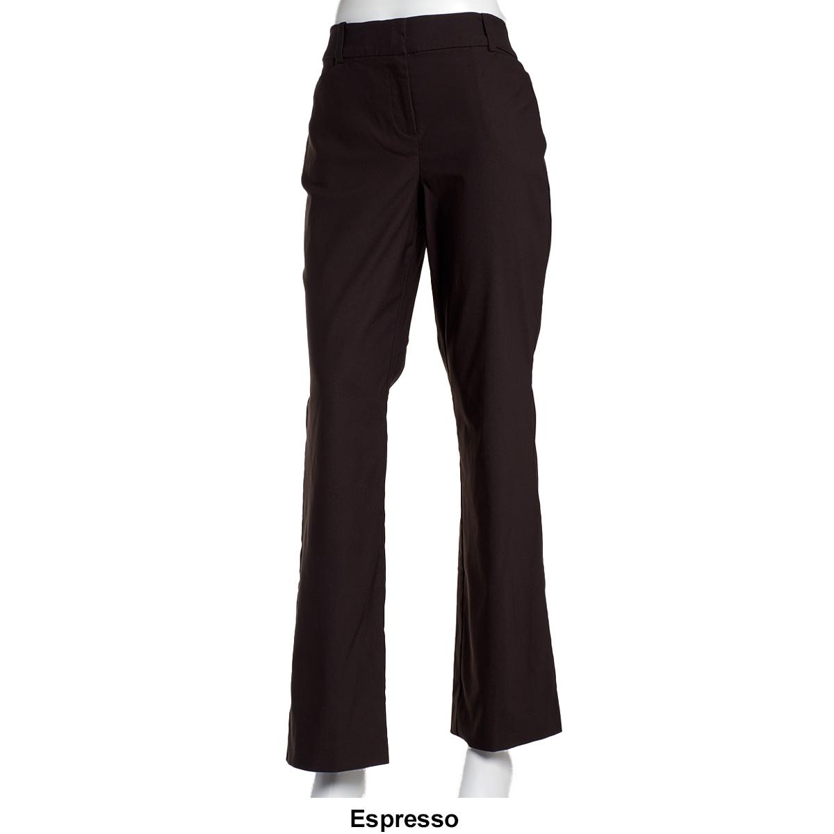 Plus Size Briggs Fly Front Bootcut Millennium Casual Pants
