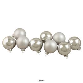 Northlight Seasonal 9ct. 2-Finish Christmas Ball Ornaments
