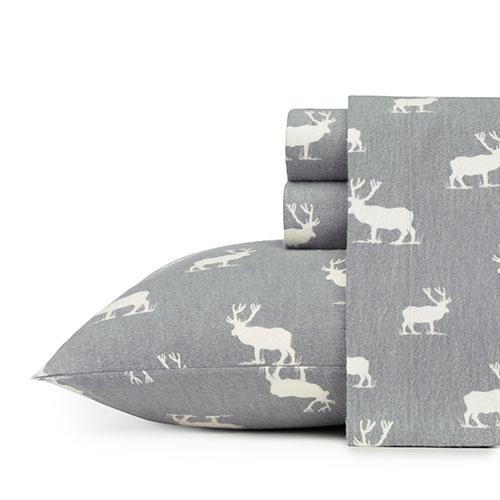 Eddie Bauer Elk Grove 3pc. 160 Thread Count Flannel Sheet Set