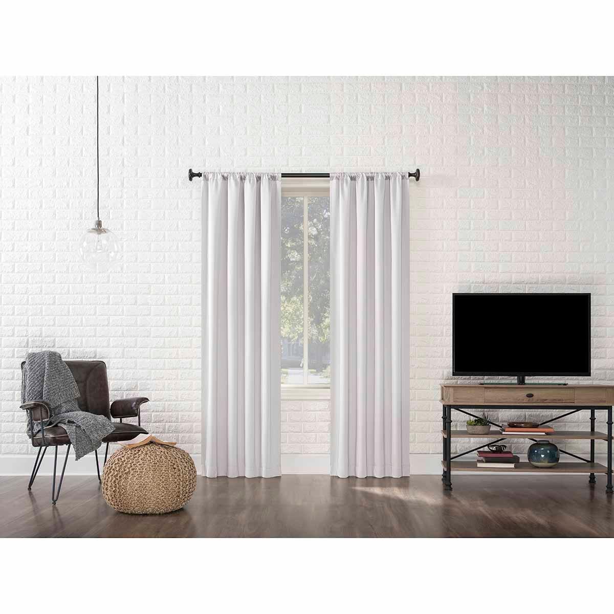 Sun Zero Tyburn 100% Blackout Rod Pocket Panel Curtain
